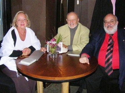 Alain avec Leyla et Georges Koudim